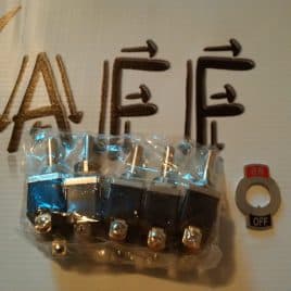 Toggle Switch SPST 5 pack