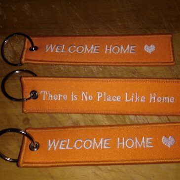 Key Ring -Welcome Home/There is No Place Like home